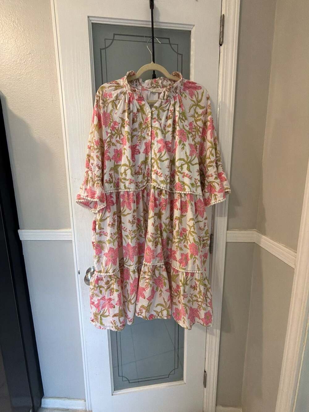 EShakti Artisanal Collection Floral Babydoll Dress